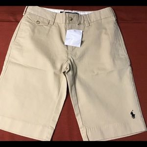 Ralph Lauren Sport khaki Bermuda shorts size 2 New